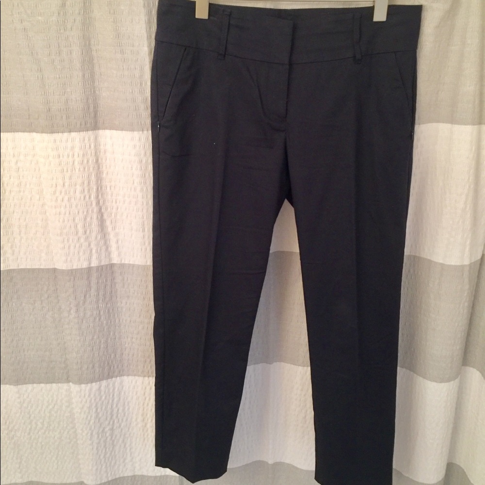 Ann Taylor Navy Crop Dress Pants